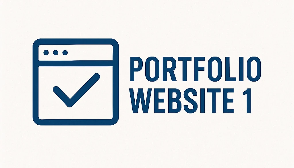 Portfolio website 1